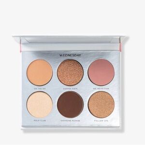 Pur Wednesday Eyeshadow Palette - Peach, Bronze, Pink, Cream, Brown